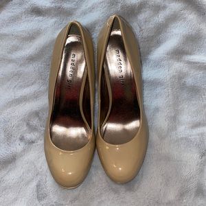 Madden Girl platform nude heels